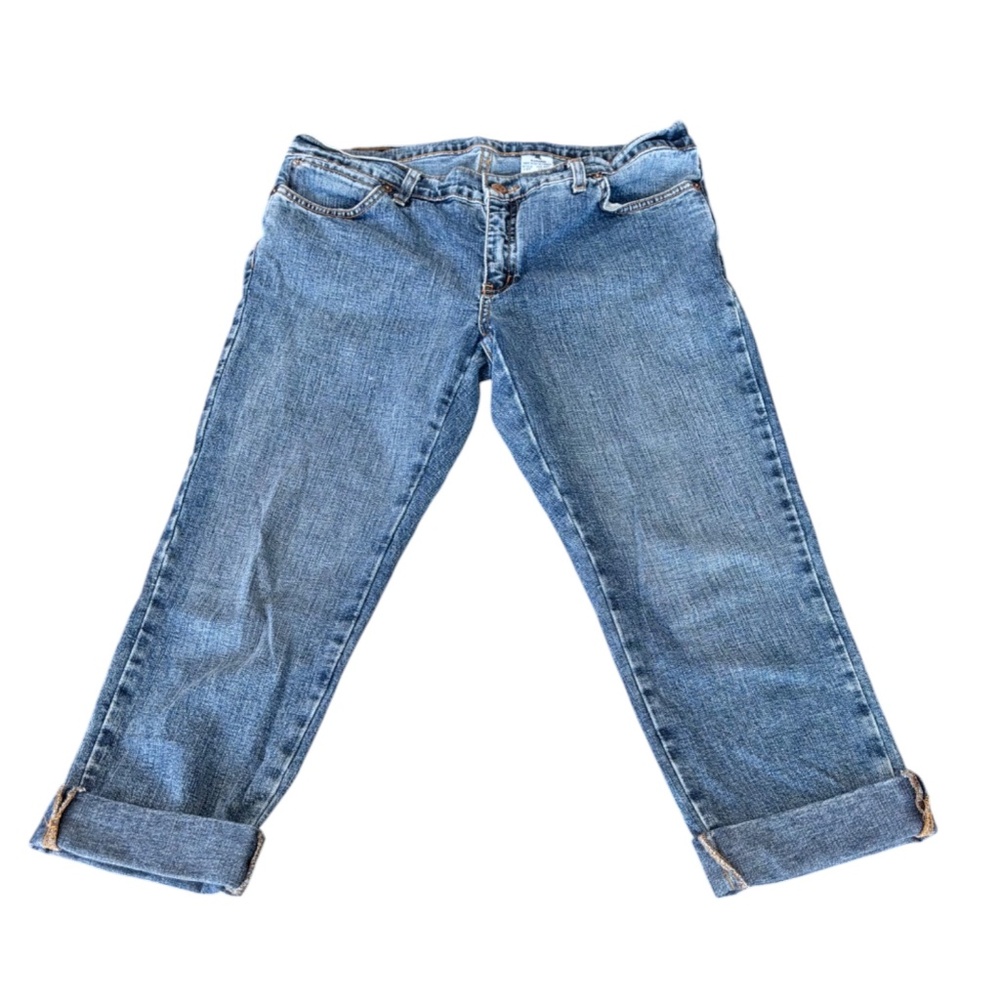 Vintage Manager Denim Capri Pants
